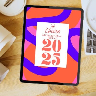 2025 Choose MY Happy Place Planner